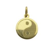 Christian Gouden yin yang hanger