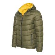 Cappuccino Italia Hooded winter jacket army