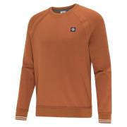 Blue Industry Sweat structuur uni ronde hals