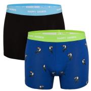 Happy Shorts 2-pack boxershorts met print heren neon tucan