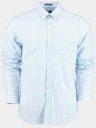 Gant Casual hemd lange mouw blauw reg broadcloth stripe bd 3062000/468