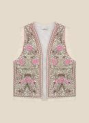 Summum Gilet embroidered velours