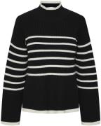 Y.A.S Yasalma ls knit pullover s. noos black/star white