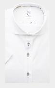 R2 Amsterdam Casual hemd korte mouw off white fine twill 124.wspss.044...