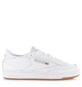 Reebok Club c 85 white/light grey/gum lage sneakers dames