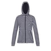 Regatta Dames bayla contrast gestreepte full zip hoodie