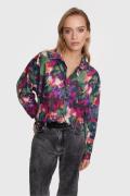 Alix The Label 2312970442 camouflage flower blouse