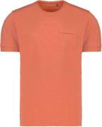 No Excess T-shirt korte mouw ronde hals melon