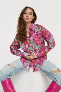 Alix The Label 2306942178 woven painted flower blouse