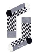 Happy Socks Filled optic sokken zwart/wit/grijs maat 41-46