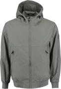 Airforce Hooded four-way stretch castor grey