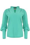 Maicazz Dieke top travelkwaliteit dusty aqua