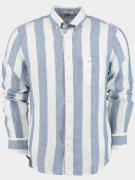 Gant Casual hemd lange mouw bold stripe linen shirt 3240080/464