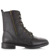 Shoecolate Leren veterboot met rits veterboots dames