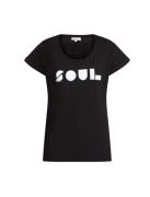 Maicazz T-shirt yssa soul print black-offwhite