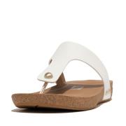 FitFlop Iqushion leather toe-post sandals