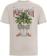 Pure Path Mirage print t-shirt sand