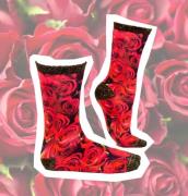 Sock My Feet Roses
