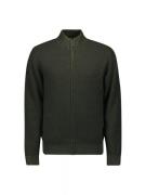 No Excess Pullover full zipper 2 coloured donker