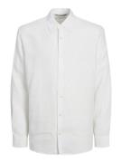 Jack & Jones Jprcclawrence linen shirt ls sn off-white