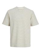 Jack & Jones Jprblaandres tee ss cn styd ecru dessin