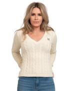 Nikkie Eliot cable sweater