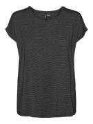 Vero Moda Vmlava glitter ss top stripe ga jrs dessin