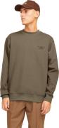 Jack & Jones Jprblachad branding sweat crew neck ln sea turtle