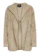 Only Onlcontact hood shepra coat camel