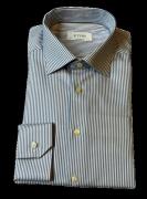 Eton Striped signature twill shirt lange mouw overhemden 100012616