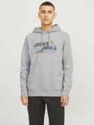 Jack & Jones Jcooutdoor logo sweat hood sn