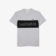 Lacoste T-shirt tee 01 s24 silver chine grijs