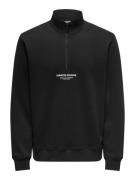 Only & Sons Onscurated reg half zip sweat -