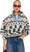 Only Onljanne aztec teddy l/s halfzip cc swt birch/mono