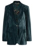 Marc Cain Blazer van geplet fluweel