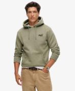 Superdry Sweater hoodie m2013110a essentilal logo cpj olive green kit ...