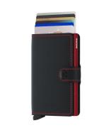 Secrid Mm miniwallet matte black & red