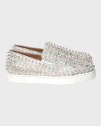 Christian Louboutin Roller boat dames sneakers met studs