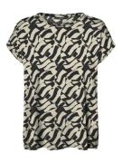 Vero Moda Vmava plain ss top multi aop ga