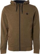 No Excess Sweater full zipper hooded olive