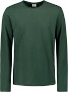 No Excess T-shirt long sleeve crewneck slub dark green