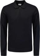 No Excess Pullover polo half zip black