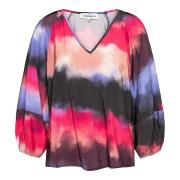 &Co Woman &co women blouse eden watercolor pink multi