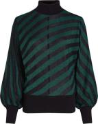 King Louie Tina top spiro stripe pine green