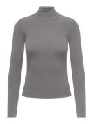 Jacqueline de Yong Jdycirkeline ls roll neck pullover taupe