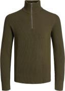 Jack & Jones Jprccperfect knit half zip sn grape leaf