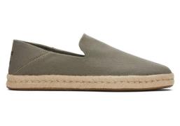 Toms Santiago 10020071 vetiver green canvas 3129