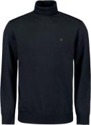 No Excess Pullover rollneck 2 coloured melang navy