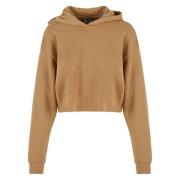 Urban Classics Dames terrycloth lichtgewicht oversized crop hoodie