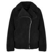 Urban Classics Dames sherpa bikerjas